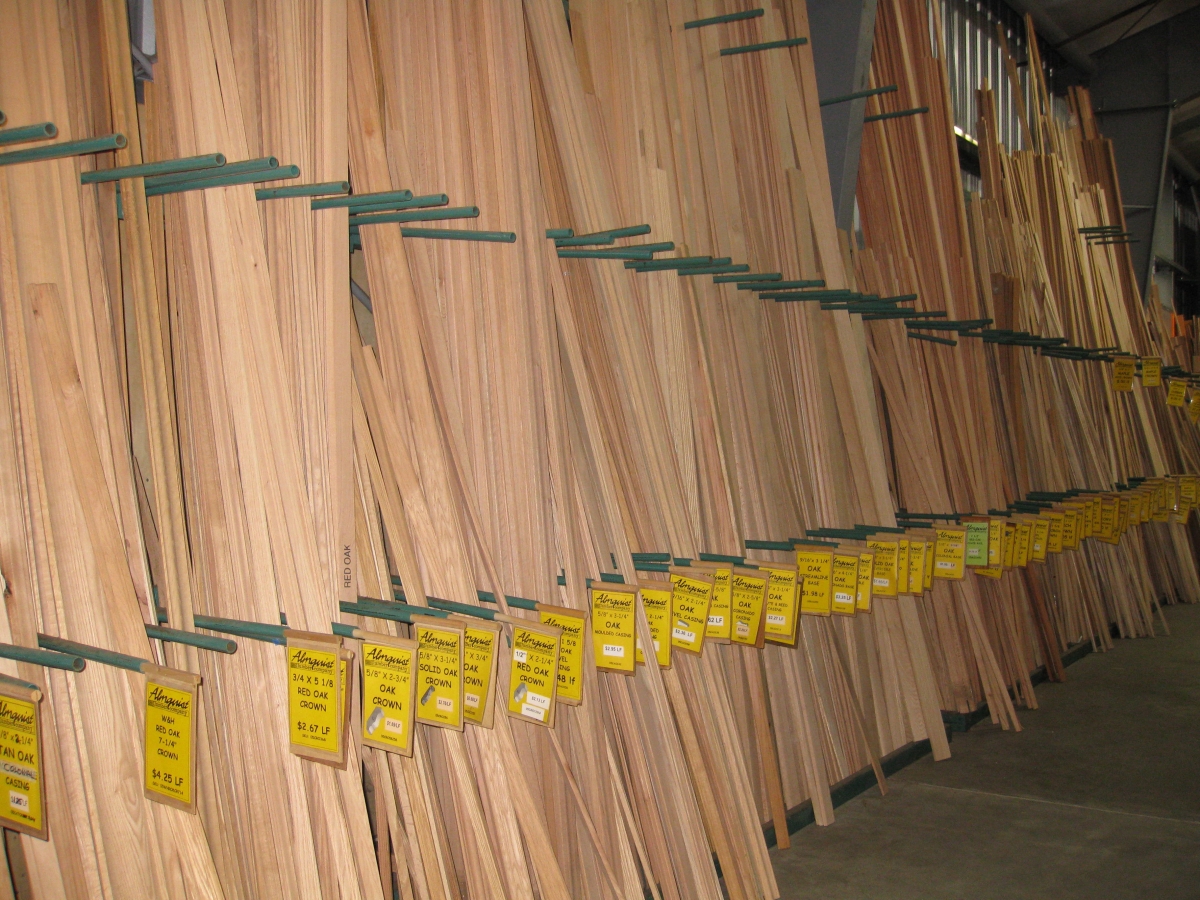 Photo of trim racks